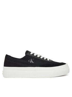 Calvin Klein Jeans Sneakers Calvin Klein Jeans Vulc Flatform Low Cv Mix Mg YW0YW01770 Schwarz