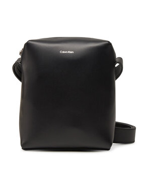 Calvin Klein Ľadvinka Calvin Klein Ck Premium Leather Reporter S K50K512887 Čierna