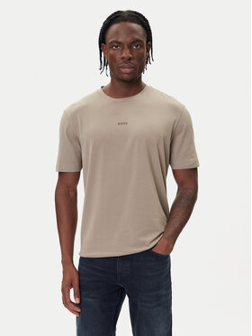 BOSS BOSS Camiseta Tchup 50473278 Beis Relaxed Fit