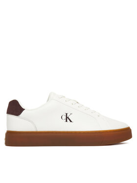 Calvin Klein Sneakersy Calvin Klein Classic Cupsole Laceup Lth YM0YM01435 Bílá