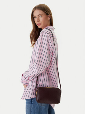 Calvin Klein Handtasche Calvin Klein Emblem Aop Elongated Camera Bag LV04F3268G Dunkelrot