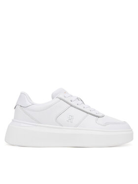 Tommy Hilfiger Sneakersy Tommy Hilfiger Patent Platform FW0FW08819 Biela