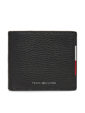 Tommy Hilfiger Peňaženka Tommy Hilfiger Central Cc Flap And Coin AM0AM13515 Čierna