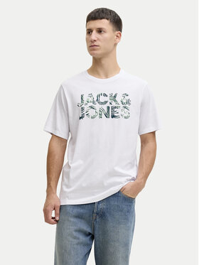 Jack & Jones Jack & Jones Camiseta Ejeff Logo 12288536 Blanco Regular Fit