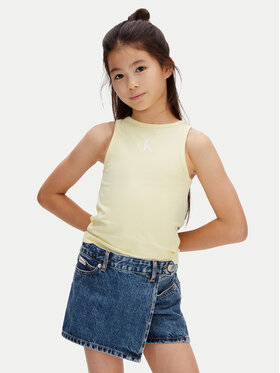 Calvin Klein Jeans Calvin Klein Jeans Top LVCKSJB10G Amarillo Slim Fit