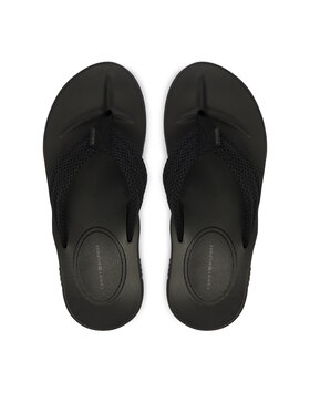 Tommy Hilfiger Джапанки Tommy Hilfiger Molded Padded Hilfiger B Sandal FM0FM05901 Черен