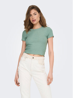 ONLY ONLY T-Shirt Emma 15201206 Πράσινο Regular Fit