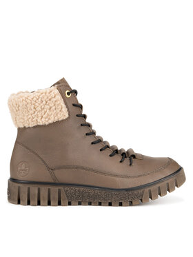 Rieker Šnurovacia obuv Rieker Y3465-24 Béžová