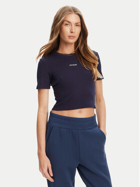 Guess Guess Футболка V5YP08 K8RT2 Cиній Slim Fit