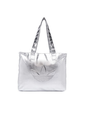 adidas Τσάντα adidas Shopper Metallic Pu Bag KR1566 Ασημί