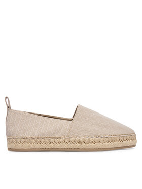 Calvin Klein Espadrile Calvin Klein All Over CK HW0HW02933 Bež
