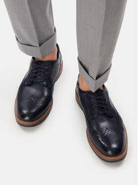 Clarks Halbschuhe Clarks Aldwin2 Limit 26320108 Dunkelblau