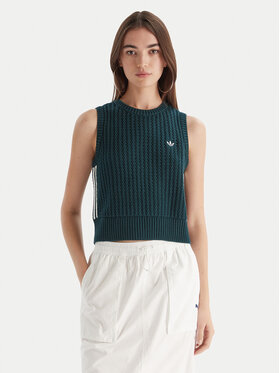 adidas adidas Топ adicolor JW4993 Зелений Regular Fit