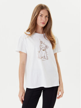 Liu Jo Liu Jo Футболка MF5412 JS923 Білий Regular Fit
