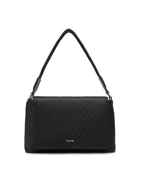 Calvin Klein Kabelka Calvin Klein Ck Must Satchel_Mono K60K613181 Čierna