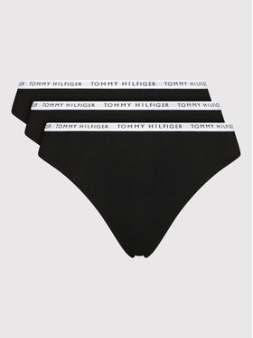 Tommy Hilfiger Tommy Hilfiger Conjunto de tangas UW0UW02829 Negro