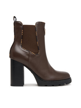 Guess Боти Guess FLFNEL ELE10 Кафяв