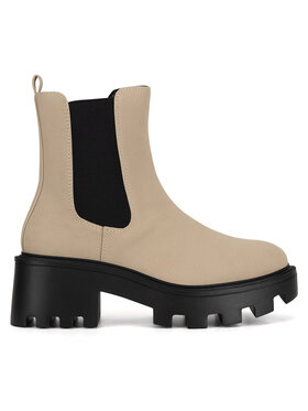 DeeZee Členková obuv s elastickým prvkom DeeZee WYL3949-1A Béžová