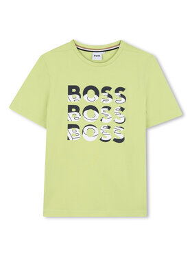 BOSS BOSS Футболка J52038 D Зелений Regular Fit