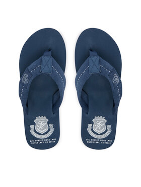 Tommy Hilfiger Žabky Tommy Hilfiger Patch Hilfiger Beach Sandal FM0FM05804 Modrá
