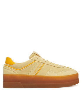 Tommy Jeans Sneakersy Tommy Jeans The Greenwich Flatform Suede EN0EN02734 Žlutá