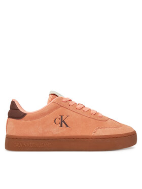 Calvin Klein Jeans Sneakersy Calvin Klein Jeans Classic Cupsole Mix In YW0YW01767 Oranžová