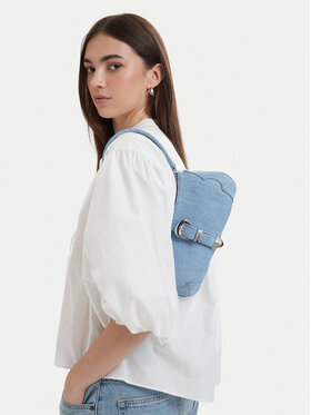 Tommy Jeans Handtasche Tommy Jeans Tjw Cool Denim Shoulder Bag AW0AW18878 Blau
