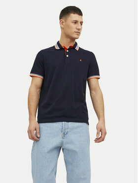 Jack & Jones Jack & Jones Поло Paulos 12136668 Cиній Slim Fit