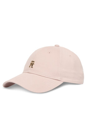 Tommy Hilfiger Cap Tommy Hilfiger Th Elevated Chic Cap AW0AW17631 Rosa