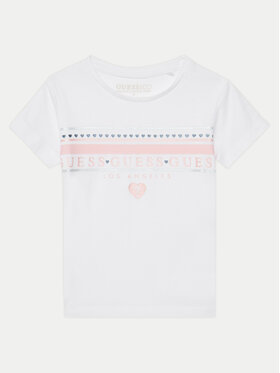 Guess Guess T-Shirt K5GI00 K6YW4 Λευκό Regular Fit