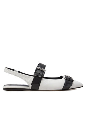 KARL LAGERFELD Balerīnas KARL LAGERFELD Konnie KL40186 Balts