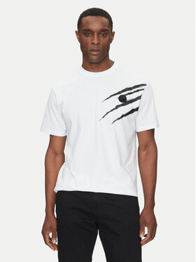 Plein Sport Plein Sport Футболка SAEC MTK8019 STE001N Білий Regular Fit