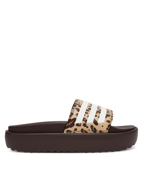 adidas Шльопанці adidas adilette Platform Slides JR9234 Коричневий