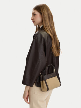Calvin Klein Torbica Calvin Klein Ck Canvas Mini Tote Crossbody LV04F3504G Smeđa