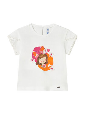 Mayoral Mayoral Camiseta 1079 Blanco Regular Fit