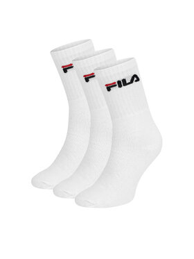 Fila Dlouhé ponožky Fila F9505-AW24 (3-pack) Bílá