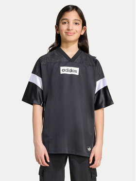 adidas adidas Футболка Jersey JX3880 Чорний Loose Fit