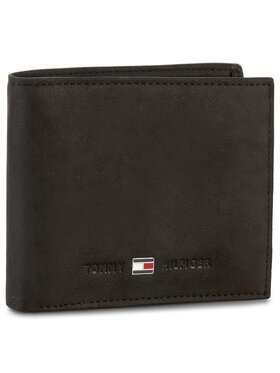 Tommy Hilfiger Портфейл Tommy Hilfiger Johnson Mini Cc Wallet AM0AM00663 Черен