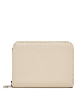 Calvin Klein Cartera Calvin Klein Ck Medium Flap Zip Around LV04F1075G Crema