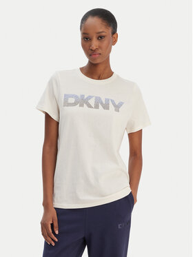 DKNY Sport DKNY Sport Футболка DP6T1557 Écru Relaxed Fit