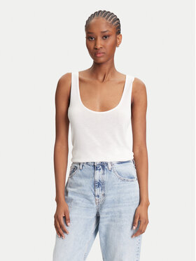 Calvin Klein Calvin Klein Τοπ LV044C345G Εκρού Regular Fit