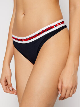 Tommy Hilfiger Tommy Hilfiger Στρίνγκ UW0UW02458 Σκούρο μπλε