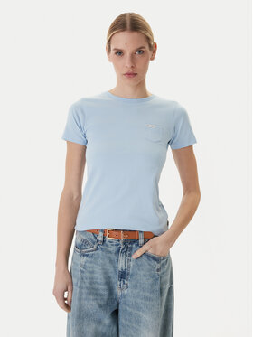 Guess Guess Camiseta W5RI52 J1314 Celeste Regular Fit