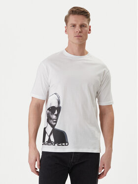 KARL LAGERFELD KARL LAGERFELD Camiseta 755170 562251 Blanco Loose Fit