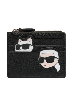 KARL LAGERFELD Pouzdro na kreditní karty KARL LAGERFELD A4W32079 Černá