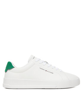 Tommy Hilfiger Snīkeri Tommy Hilfiger Th Court Lth Detail Ess FM0FM05367 Balts