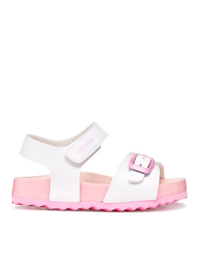 Geox Sandalen Geox B Sandal Chalki Girl B652RA 000BC C0406 S Weiß
