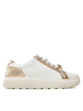 Geox Sneakersy Geox D Graisy D46XFG 046JS C1ZH6 Biela