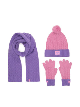 Roxy Набір шапка, шарф і рукавиці Roxy RX-KF-001-AW24 Фіолетовий