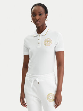 Versace Jeans Couture Versace Jeans Couture Polo 80HAGT02 CJ01T Blanco Regular Fit